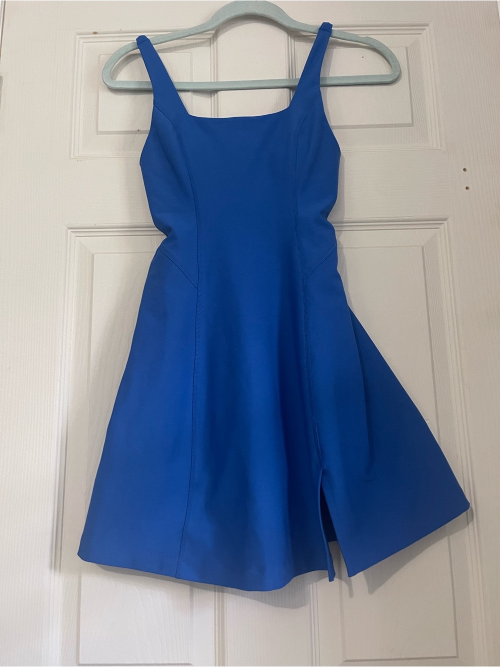 Abercrombie & Fitch Royal Blue Square Neck Mini Dress